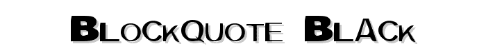 Blockquote Black font